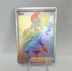 Sonia - 203/192 - Pokemon TCG: Rebel Clash - Rainbow Secret Rare - NM - Image 1