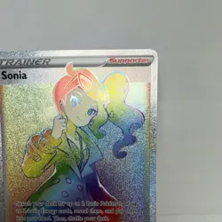 Sonia - 203/192 - Pokemon TCG: Rebel Clash - Rainbow Secret Rare - NM - Image 3