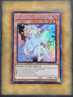 Yugioh Ash Blossom & Joyous Spring RA04-EN025 Secret Rare 1st Ed NM - Image 1