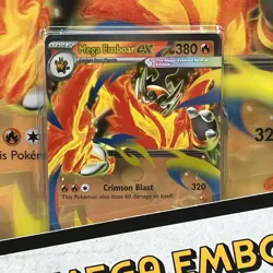 Pokemon Mega Evolution Ascended Heroes Mega Emboar EX Box New Sealed #2 - Image 2