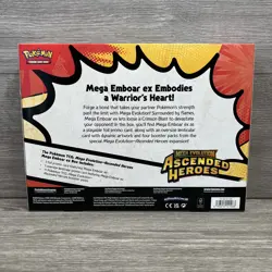 Pokemon Mega Evolution Ascended Heroes Mega Emboar EX Box New Sealed #2 - Image 3