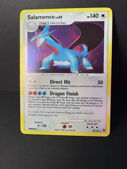 Holo Bleed Swirl 💫2007 Salamence 18/132 Secret Wonders Pokemon TCG - Image 1