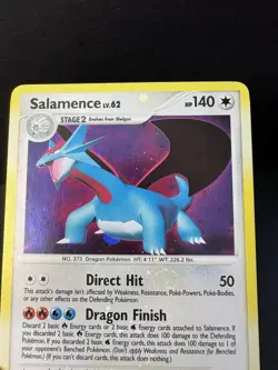 Holo Bleed Swirl 💫2007 Salamence 18/132 Secret Wonders Pokemon TCG - Image 3