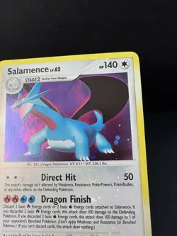 Holo Bleed Swirl 💫2007 Salamence 18/132 Secret Wonders Pokemon TCG - Image 4