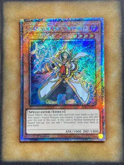Yugioh Aleister the Invoker RA04-EN024 Platinum Secret Rare Alt Art 1st Ed NM - Image 1