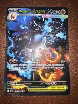 Pokemon TCG Mega Charizard X ex 125/094 – Fatale Flammen Altart Spanisch - Image 1