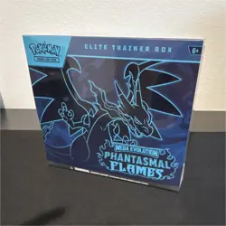 Pokemon Elite Trainer Box Mega Evolution Phantasmal Flames TCG Charizard Gengar - Image 1