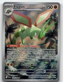 FLYGON 101/094 ILLUSTRATION RARE PHANTASMAL FLAMES POKEMON NEAR MINT - Image 2