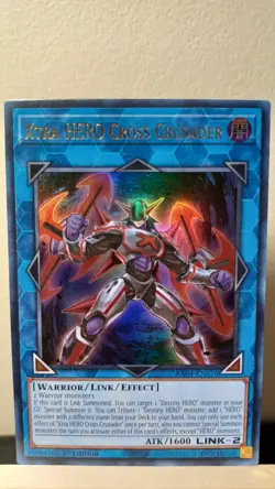 Xtra HERO Cross Crusader 1st Edition [NM] - Yu-Gi-Oh! RA04 [Ultra Rare] - Image 1