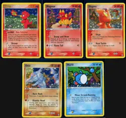 Pokemon EX TEAM ROCKET RETURNS - 5 Reverse Holo Cards Bundle - ENG - Near Mint - Image 1