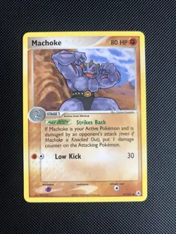 Machoke 41/101 - Vintage Pokemon TCG Card - EX Hidden Legends 2004 - NM - Image 1