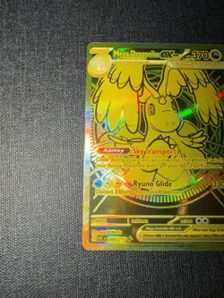 Pokemon Mega Dragonite EX Full Art Holo Card 295/217 ASC EN 370 HP - Image 1