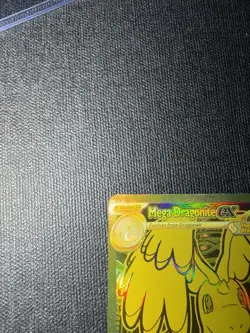 Pokemon Mega Dragonite EX Full Art Holo Card 295/217 ASC EN 370 HP - Image 3
