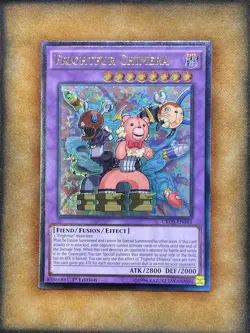 Yugioh Frightfur Chimera CROS-EN043 Ultimate Rare 1st Ed NM - Image 1