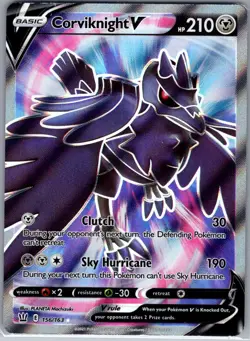 Corviknight V (Full Art) 156/163 SWSH05: Battle Styles - Pokemon Card - NM - Image 1