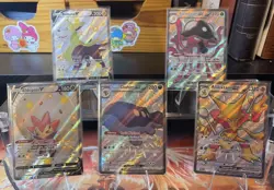 Pokemon TCG Full Art Shiny EX 5 Card Lot Alakazam Ex +4 More NM-Mint Cards - Image 2
