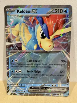 Pokemon TCG Keldeo EX White Flare WHT Double Rare Card 030/086 - Image 1