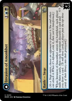 Invasion of Amonkhet / Lazotep Convert FOIL March of the Machine HEAVILY PLD - Image 1