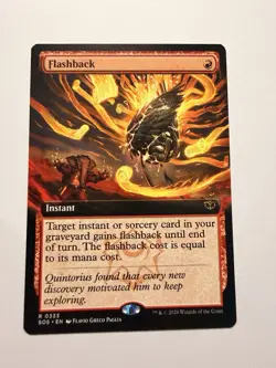 Flashback (Extended Art) ✅Secrets of Strixhaven ✅ Magic (mtg) - Image 1