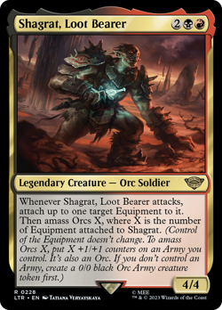 Shagrat, Loot Bearer FOIL LOTR: Tales of Middle-earth NM ABUGames - Image 1