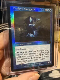1x MTG Deadeye Navigator *FOIL* Retro Innistrad PROMO Rare! NM Mint - Image 2