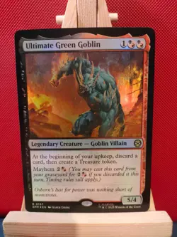 Ultimate Green Goblin FOIL - Marvel's Spider-Man - Rare - NM - MTG - Image 1