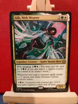 Silk, Web Weaver - Marvel's Spider-Man - Rare - NM - MTG - Image 1