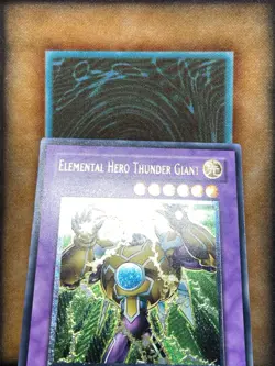 Yugioh Elemental Hero Thunder Giant TLM-EN036 Ultimate Rare 1st Ed NM - Image 3