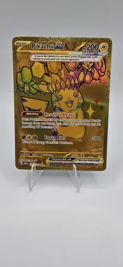 Pokemon TCG Pikachu ex 179/131 Prismatic Evolutions Gold Hyper Rare NM Pokemon - Image 1