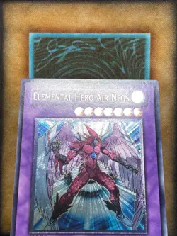 Yugioh Elemental Hero Air Neos STON-EN034 Ultimate Rare 1st Ed NM - Image 3