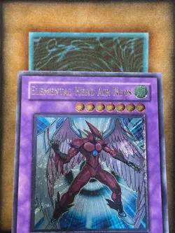 Yugioh Elemental Hero Air Neos STON-EN034 Ultimate Rare 1st Ed NM - Image 4