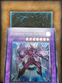 Yugioh Elemental Hero Air Neos STON-EN034 Ultimate Rare 1st Ed NM - Image 5