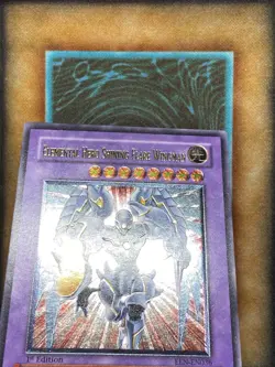 Yugioh Elemental Hero Shining Flare Wingman EEN-EN036 Ultimate Rare 1st EURO NM - Image 2