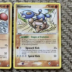 Hitmonchan 24/115 & Hitmontop 26/115 - ex Unseen Forces Mint/NM Pokemon Cards - Image 3
