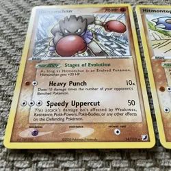 Hitmonchan 24/115 & Hitmontop 26/115 - ex Unseen Forces Mint/NM Pokemon Cards - Image 4
