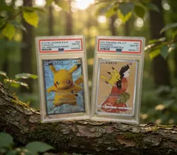 (2)Pokemon Cards 2021 Stamp Box Pikachu#227&Pikachu Bw-p229/bw-p(art/deco Cards) - Image 1