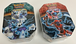 (2) Pokemon Thundurus 2013 Deoxys EX TIN Plasma Storm Freeze Blast packs Sealed - Image 1