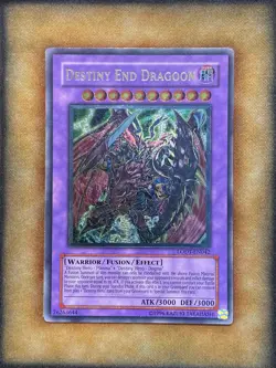 Yugioh Destiny End Dragoon LODT-EN042 Ultimate Rare Original Print LP - Image 1