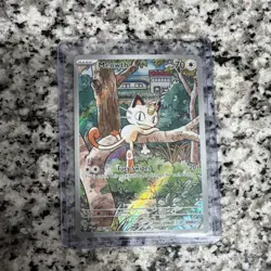 Pokemon Meowth Me02: Phantasmal Flames 106/094 Illustration Rare Holo 2025 - Image 1