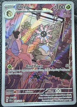 Lileep 145/142 Sv07: Stellar Crown Holo Pokemon TCG - NM - Image 1