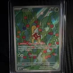 Pokemon TCG Me01: Mega Evolution Shuckle 136/132 Full Art Holo Rare 80 HP 30 - Image 1