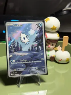 Pokemon TCG Vanillite 111/086 – White Flare – Illustration Rare – NM - Image 1