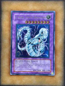 Yugioh Cyber Twin Dragon CRV-EN035 Ultimate Rare 1st Ed NM - Image 1