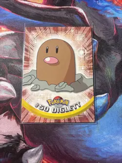 DIGLETT #50 BLUE Logo NON-HOLO SERIES 1 TOPPS Pokemon NM - Image 1