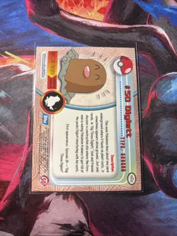 DIGLETT #50 BLUE Logo NON-HOLO SERIES 1 TOPPS Pokemon NM - Image 2