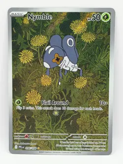 Nymble 096/094 Phantasmal Flames NM Illustration Rare Pokemon TCG - Image 1