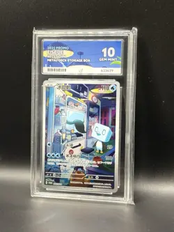 *POP 1* ACE 10 Eiscue 025/sv-p 2025 Promo SCHN Metal Deck Box Pokemon (NOT PSA) - Image 1