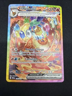 FLAREON EX 2025 POKEMON Prismatic Evolution SPECIAL ILLUSTRATION RARE 146/131 - Image 1