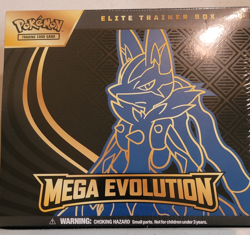 Mega Evolution Lucario ETB Elite Trainer Box New & Sealed Pokemon TCG - Image 1