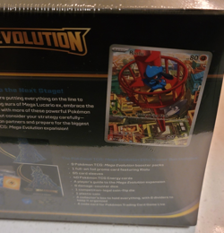 Mega Evolution Lucario ETB Elite Trainer Box New & Sealed Pokemon TCG - Image 2